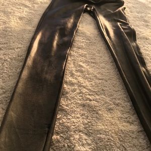 Spank Leather Look Leggings